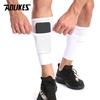 AOLIKES 1 Pair Soccer Protective Socks Shin Guard With Pocket For Football Shin Pads Leg Sleeves Support Adult Calf Support Sock 1