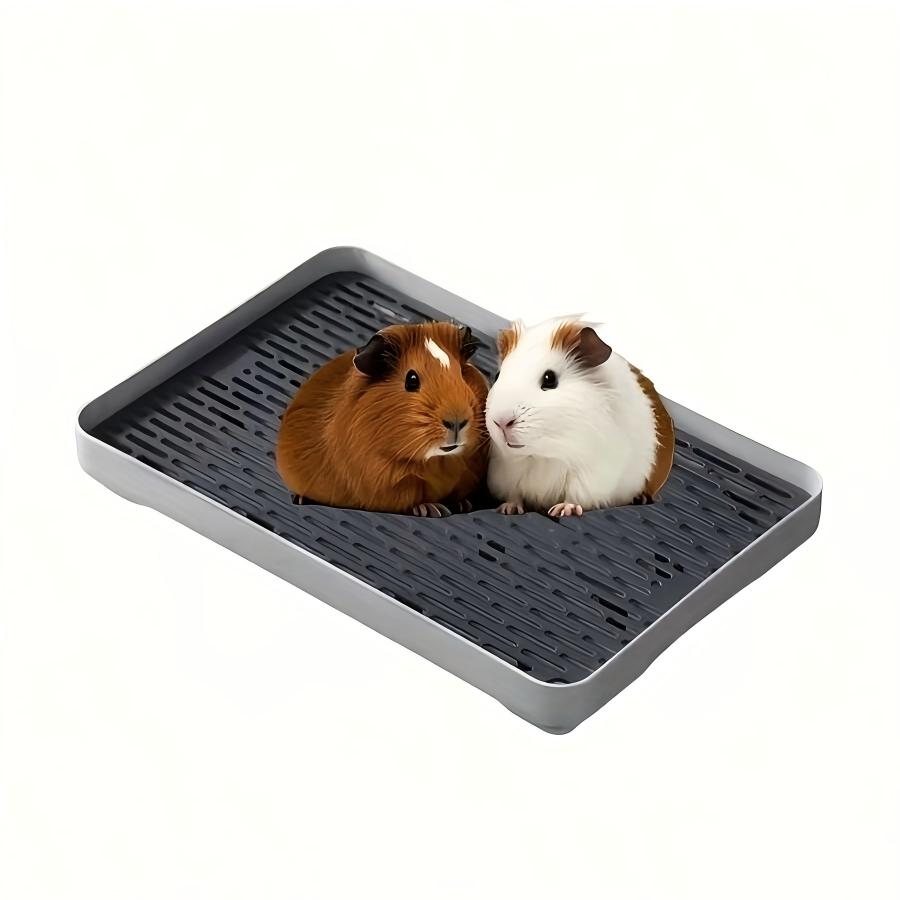 1 peça Caixa de Areia para Coelho Bandeja Sanitária para Pequenos Animais Caixa Sanitária de Canto para Coelhinho Furão Hamster Dragão Gato Porquinho da Índia Suprimentos para Porquinho da Índia