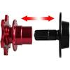 BestTeam Universal Steering Wheel Snap Off Quick Release Hub Adapter Boss Kit With 6-Hole Steering Wheel Hub (Red)