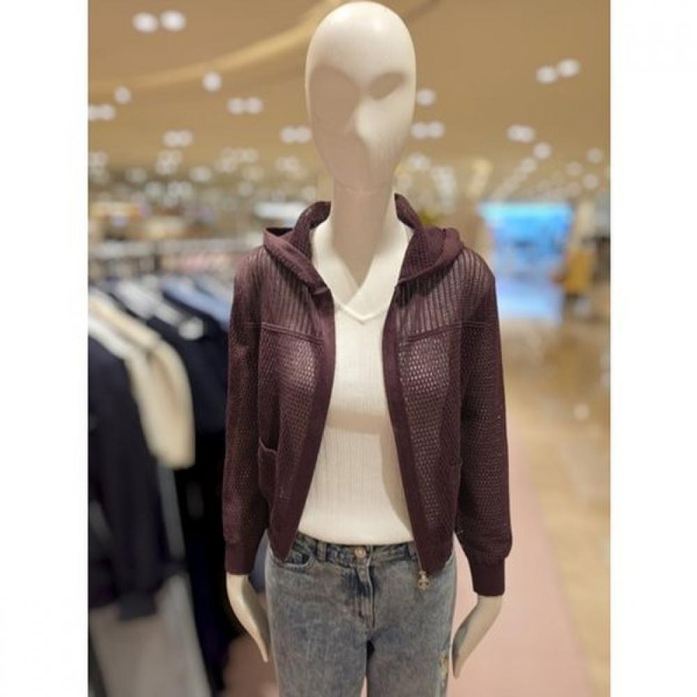 Cc Collect Mesh Hooded Zip Cardigan C262ksl131