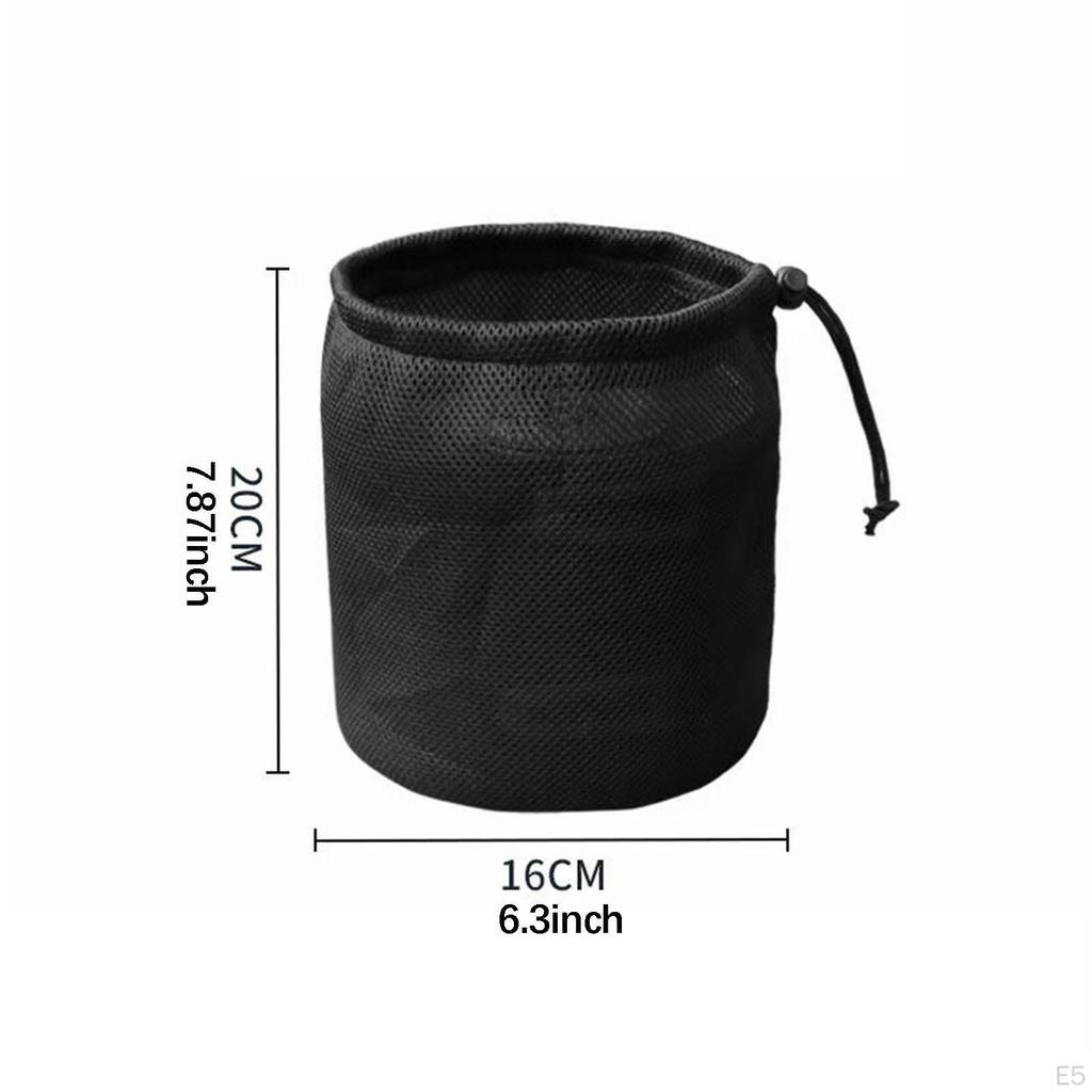 Camping Cookware Bag Pouch Cutlery Storage Utensil with Drawstring Made of Polyester for Outdoor