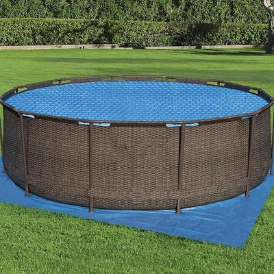 Solar Pool Cover Swimming Pool Bubble Solar Cover Heat Retaining Blanket Wear-resistant Free Cutting Solar Cover for Sun Protect