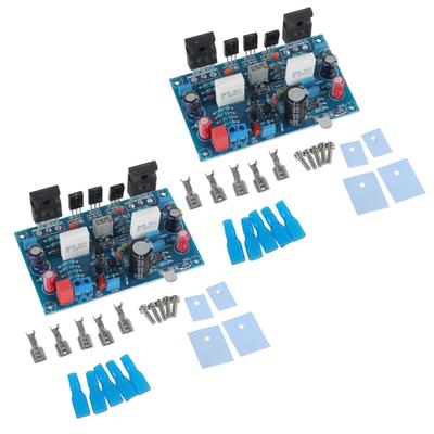2pcs IRF240 MOS Tube Sound Amplifier Board Five-ring Metal Resistors Amplifier 2.0 Oz Copper Thickness PCB Board