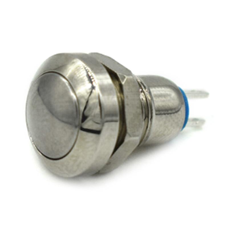 8Mm Mini Metal Push Reset Button Switch On Off High Head Switch Push Button