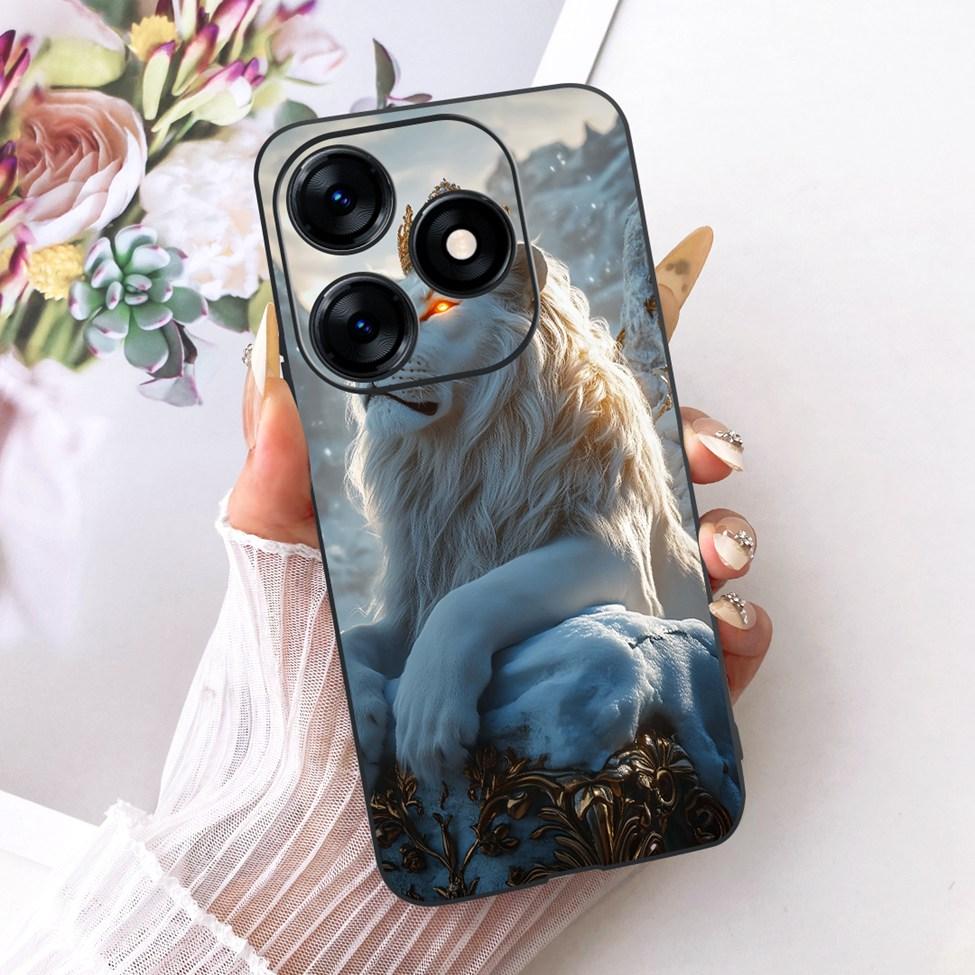 Case For Tecno Spark 10 Cover KI5q Cute Cat Fashion Butterfly Painted Casing For Techno Spark 10 Bumper
