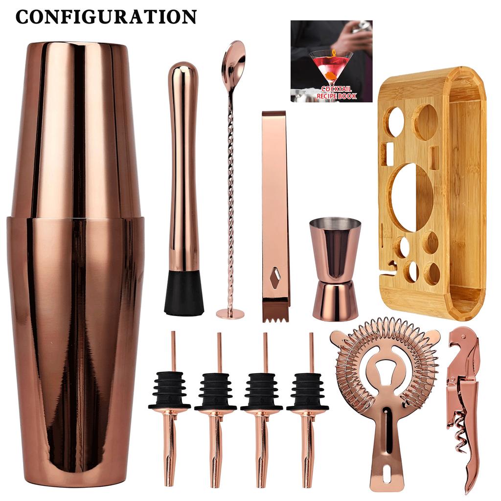 Bar Tools Stainless Steel Mixer Set Cocktail Mixer Mug 12-Piece Set Snow Jug Mixer Full Set