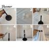 Classic Black Big Eyes Decor Light Up Halloween Ghost Decoration Scary Lighted White Cloth Pet-friendly Spooky Tabletop Ornament for Indoor