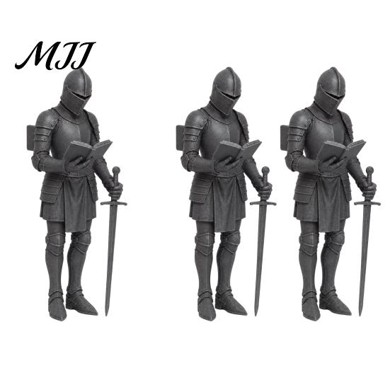 Historical Story Collectible Statue Medieval Knight Bookshelf Decor, Armored Bookend Statue, Gothic Library Shelf Decoration, Action Figure