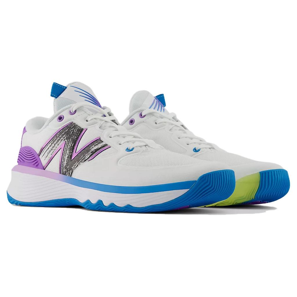 New New Balance Hesi Low Unity Of Sport Cushioning Wear Resistant Low Top Vintage Basketball Shoes Unisex White Blue Purple