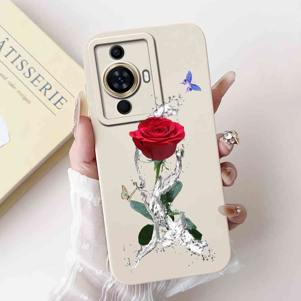 Colorful Flower Butterfly For Huawei Nova 11 Pro Case Silicone Soft TPU Cover Case For Huawei Nova 11 Nova11 Pro Shell