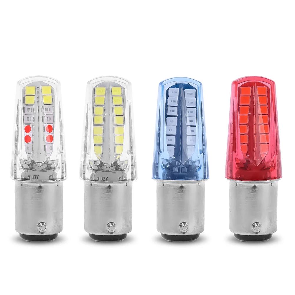 1157 Motorcycle Tail Light LED Brake Lamp High Brightness Spotlight 2835 32smd Headlight Car Turn Signal Lights Accessories