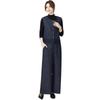 Women's Autumn Fashion Set: Vest and Wide-Leg Pants for Mature Ladies