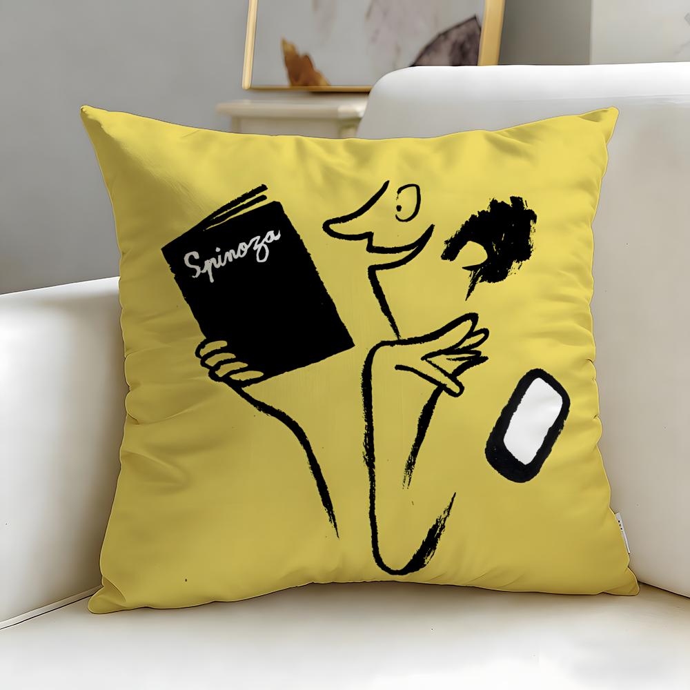 Klassische Künstlerin Jean-Jullien Kissenbezug Weich & Leicht zu Waschen – Vielseitig für Sofa, Bett, Reise und Büro