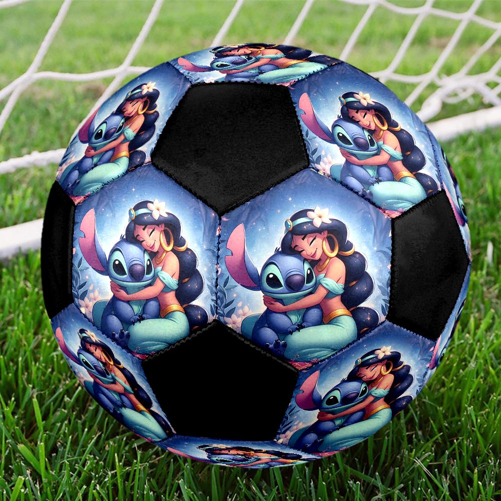 Stitch Theme Size 5 Soccer Ball, Suitable for Both Indoor and Outdoor Matches, a Gift Suitable for Everyone.