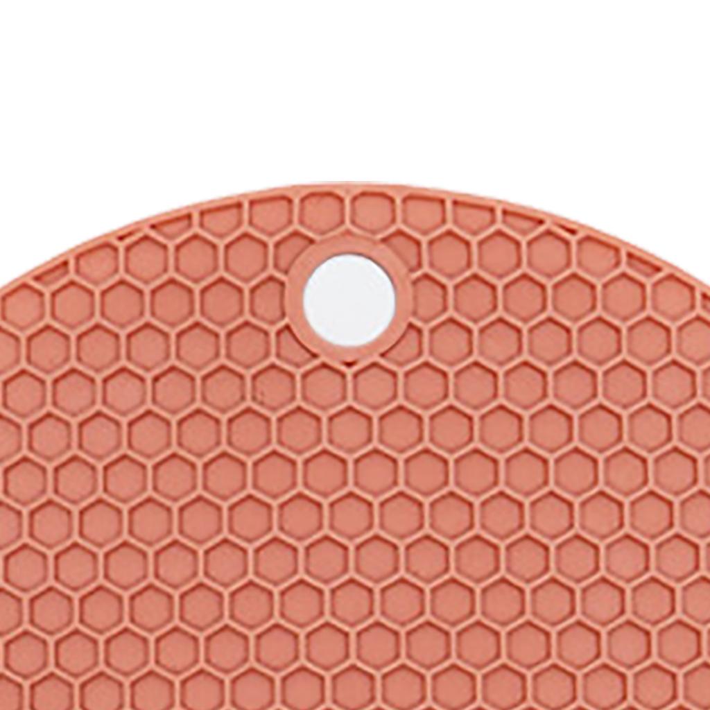 Trivet Rubber Anti Slip Diameter 18cm Thickness 0.5cm Highly Efficient Heat Insulation Kitchen Pan