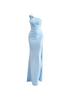 New Arrival: Slim Fit Spaghetti Strap Fishtail Evening Gown - Sexy Strapless Slit Dress for Women