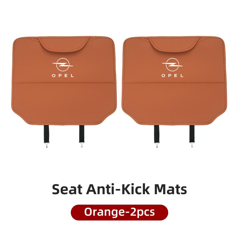 AAAYQ1 Car Seat Anti-Kick Pad Seatback Storage Protector Cover Accessories For Opel Astra Insignia Corsa Zafira Meriva Mokka Vivaro