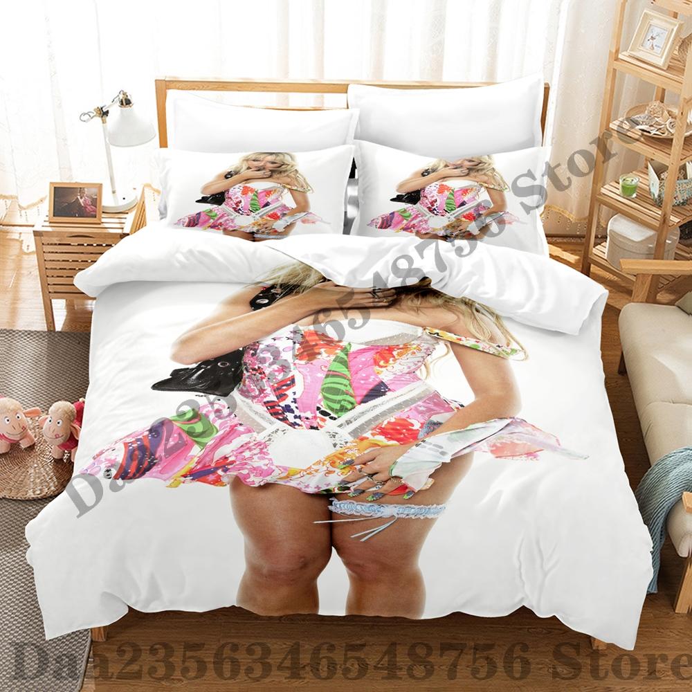 Sabrina Carpenter Bedding Set Single Twin Full Queen King Size Bed Set Adult Kid Bedroom Duvetcover Sets 3D Bed Sheet Set