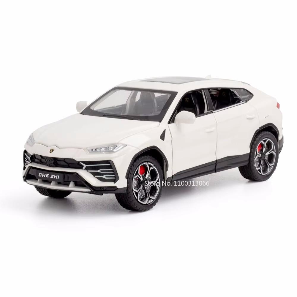 1:24 Lambor URUS Sian FKP37 Alloy Sports Cars Toys Models Diecasts Off-Road Vehicles Sound Light Miniature Model Car Kids Gifts