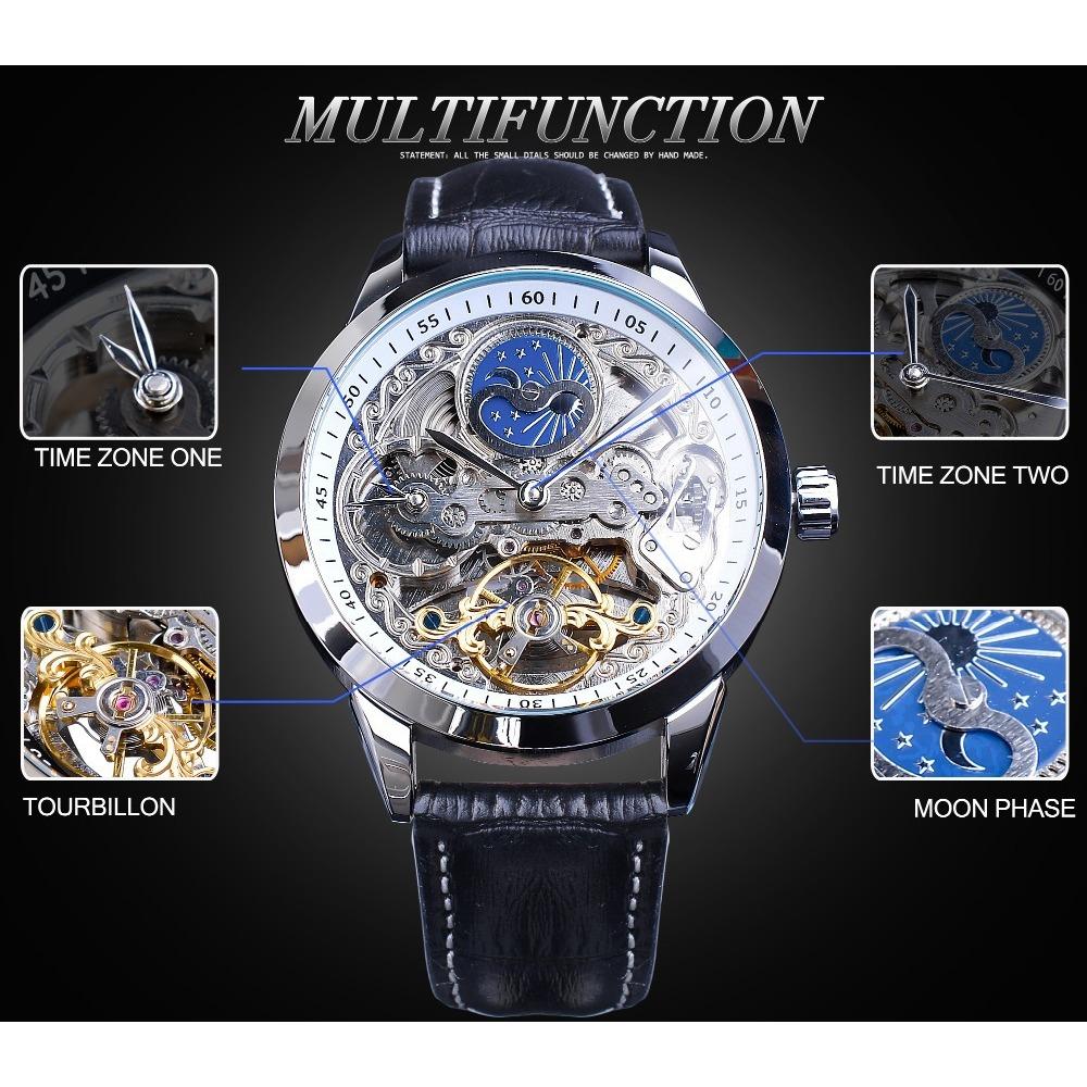 Forsining Herremote Uformelt hul mekanisk sans Vanntett automatisk mekanisk klokke