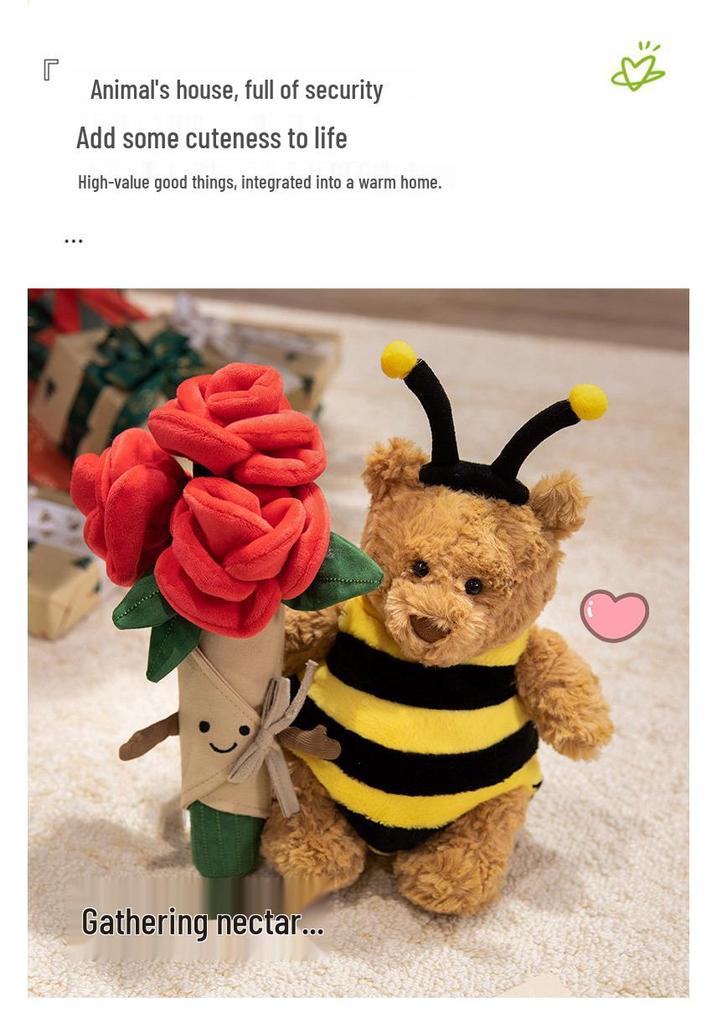 Adorable Owl, Penguin, Duck, Bee, Bear Plush Toy Comfort Doll Series for Kids