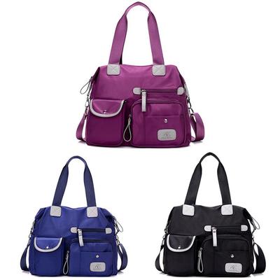 Geantă de umăr pentru femei Geantă de mână din nailon de mare capacitate Genți crossbody în stil casual