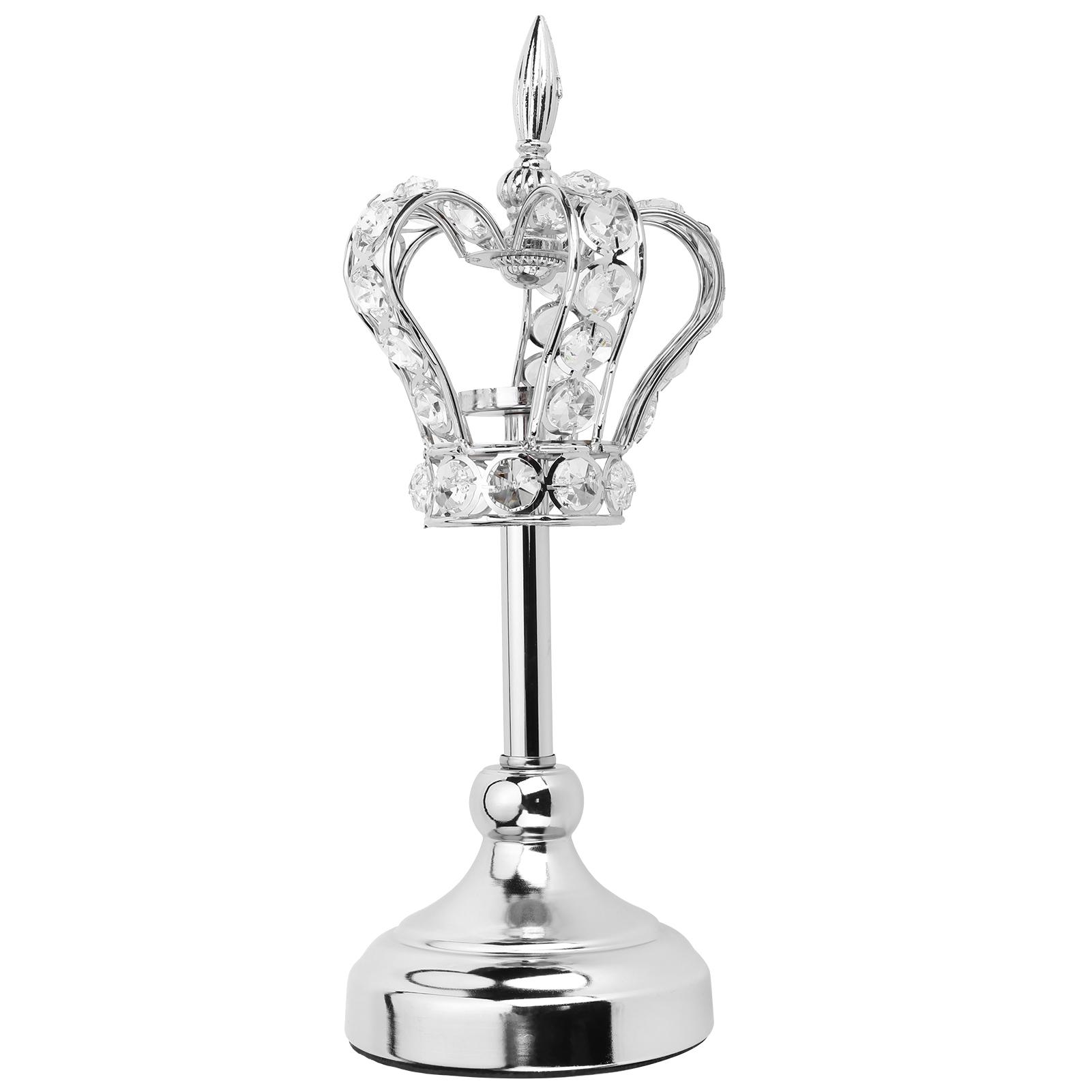 Crown Shape Tea Light Holders Candlestick Candle Holder Stand Wedding Ornaments Home Decoration