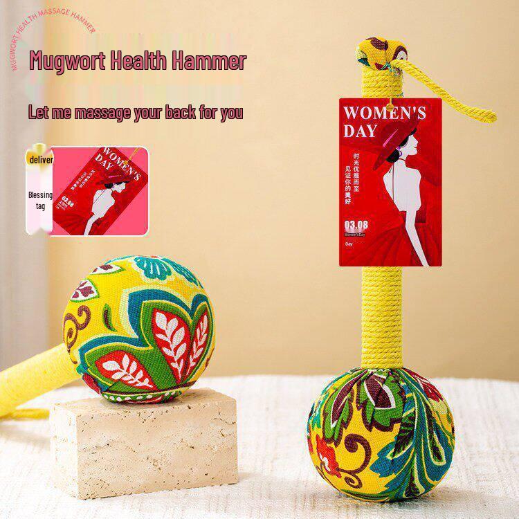 March 8th Goddess Festival Gift: Creative High-End Mugwort Hammer for Health Care