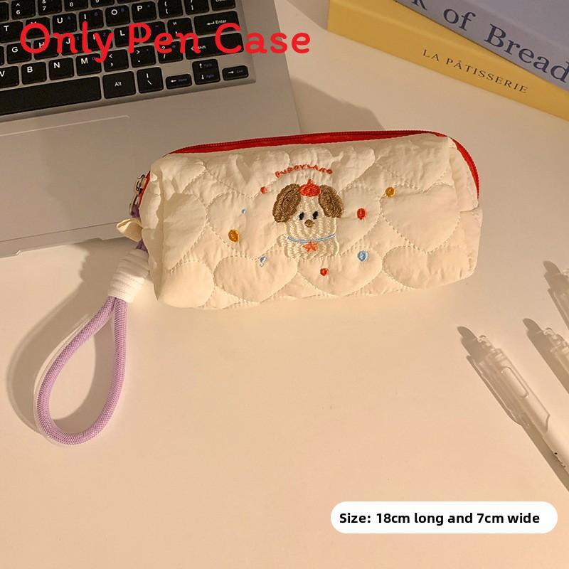 Stilren Hundpennaväska i Nylon Med Exklusiv Design För Mellanstadiet Och Högskolan