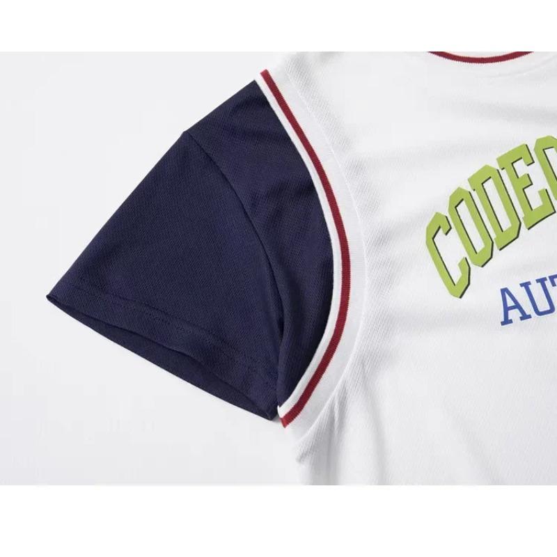 Kids Short Sleeve Set Summer Short Sleeve Set Thin Children's Clothing Quick Dry Sports Suit