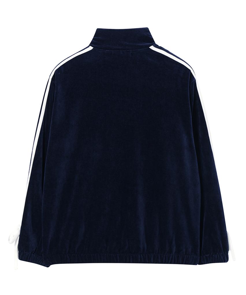 Youhee Velour Track Top Navy