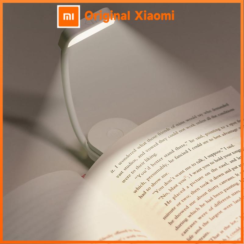 Xiaomi LED Clip Reading Light, USB Rechargeable, 3 Color Temperatures,Perfect for Night Reading, Book/Desk/Collar Usage