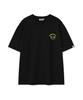 WACKY WILLY Beach Graphic Vacation Short Sleeve T-Shirt Black