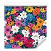 Wallpaper Small Flowers Purple and Blue for Living Room and Bedroom 50x1000