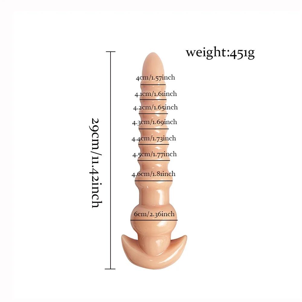 Large Butt Plug Sex Toys Long Anal Dildo For Women Men Huge Dilator Balls Big Beads Erotic Sexy Plugs Funny Adult Giant Analplug