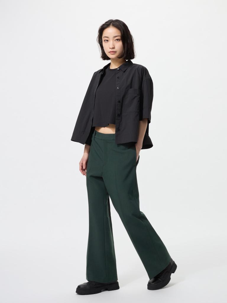 Uniqlo Pantaloni evazați inteligenți scurți Japonia