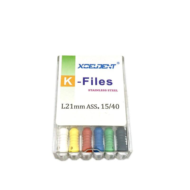21mm Dental K Files Root Canal Endo Files Dental Hand Files Stainless Steel K Files Dentist Tools