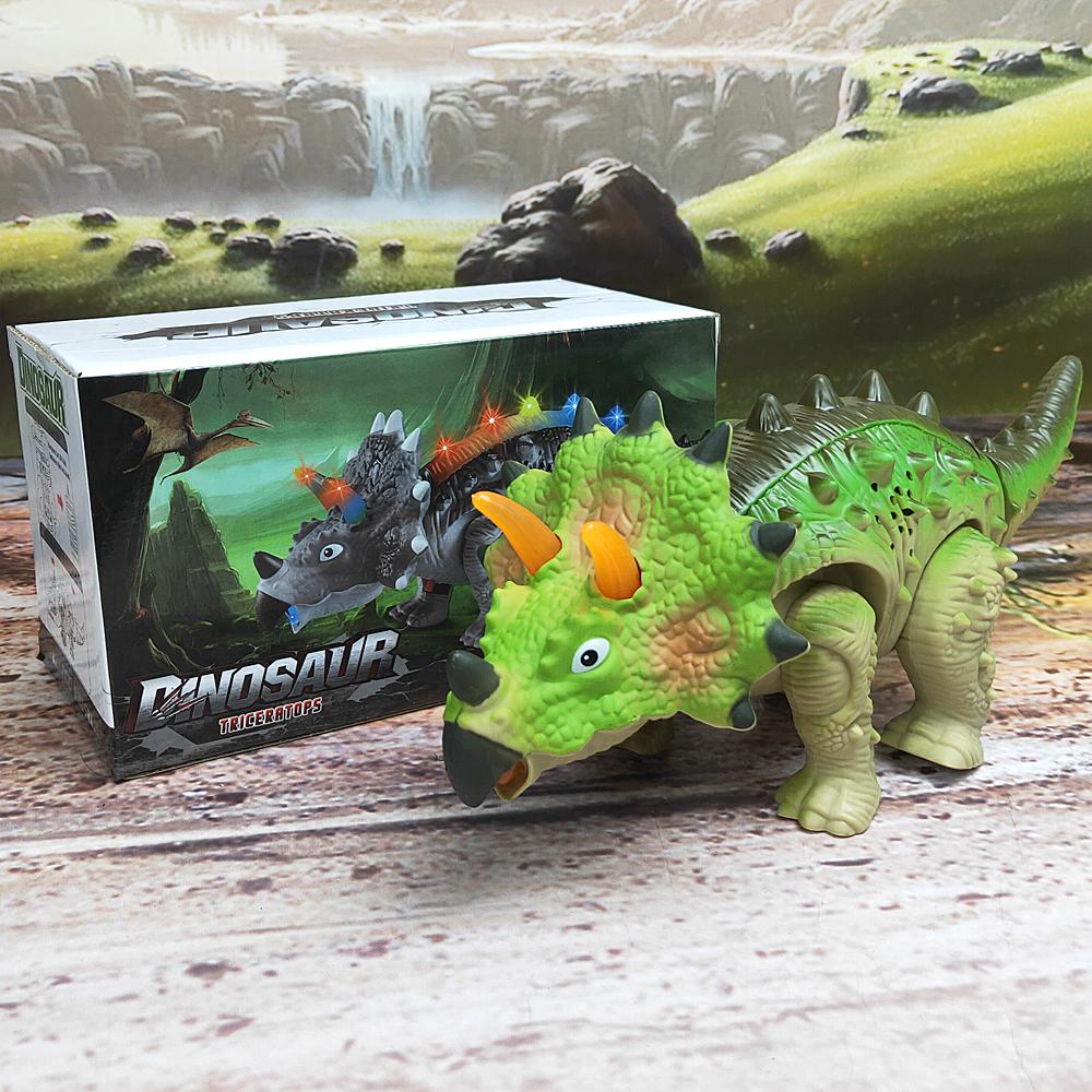 Talking and Walking Dinosaur Electric Dinosaur toys interactive kids Toys Animal Toys gift Tyrannosaurus Rex зелёный