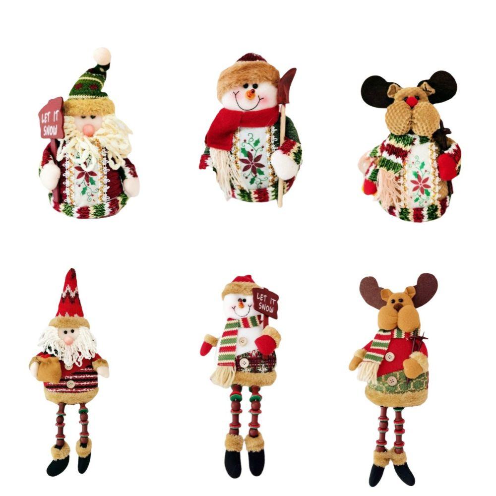 Santa Claus Christmas Tree Decor Elk Xmas Tree Drop Ornaments Christmas Tree Pendant Xmas Decor