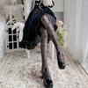 Women Star Print Tights Ultra-thin Nylon Thigh High Summer Stockings Pantyhose Women JK Japanese Style Y2k Girls Black Tights
