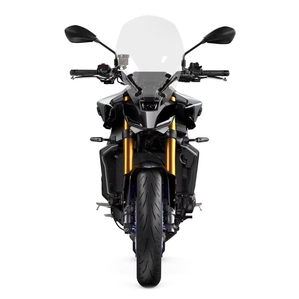 Motorcycle Windshield Visor Deflector Fairing Riser Spoiler for 2024 2025 and MT09 SP 2024 2025 MT-09 (Clear) [Used]