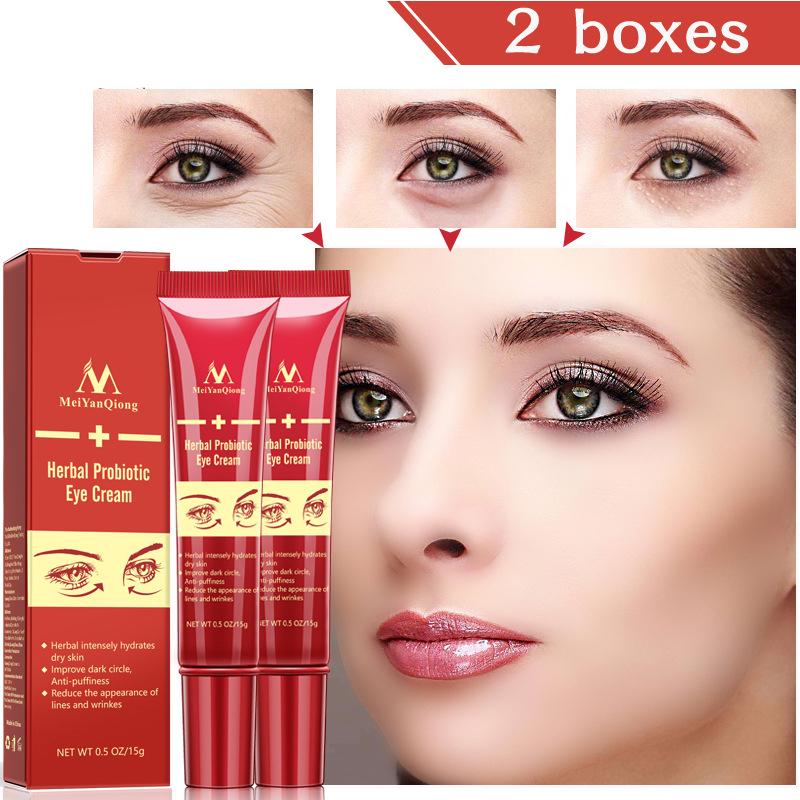 2 Boxes Eye Cream Gel For Dark Circles Puffiness Wrinkles Bags Most Effective Anti-Aging Eye Cream