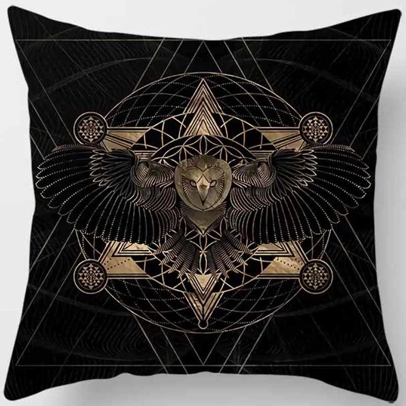 Dark World Tree Print Pillow Cover Home Decor Car Sofa Cushion