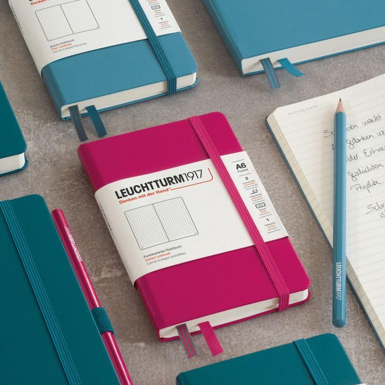 Leuchtturm Notebook, A6, Horizontal Ruled, Sand, 354588, Officially Imported