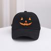 Embroidery Pumpkin Faced Baseball Hat for Family Outdoor Street Wear Dance Caps Festival Celebrate Hat Costume Accessory