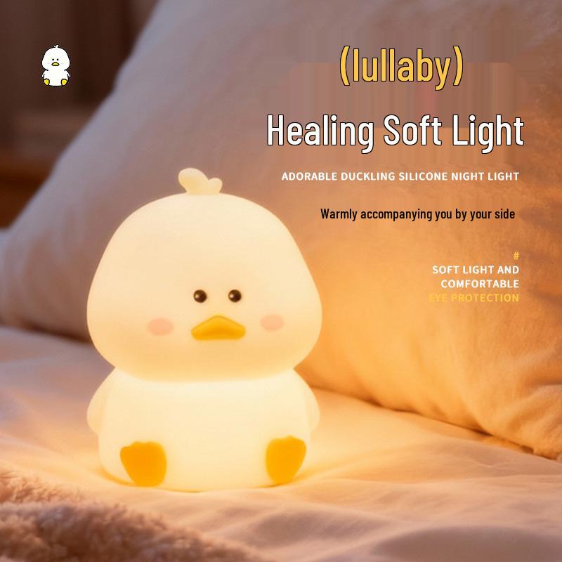 Little Duck Silicone Night Light & Stress Relief Lamp