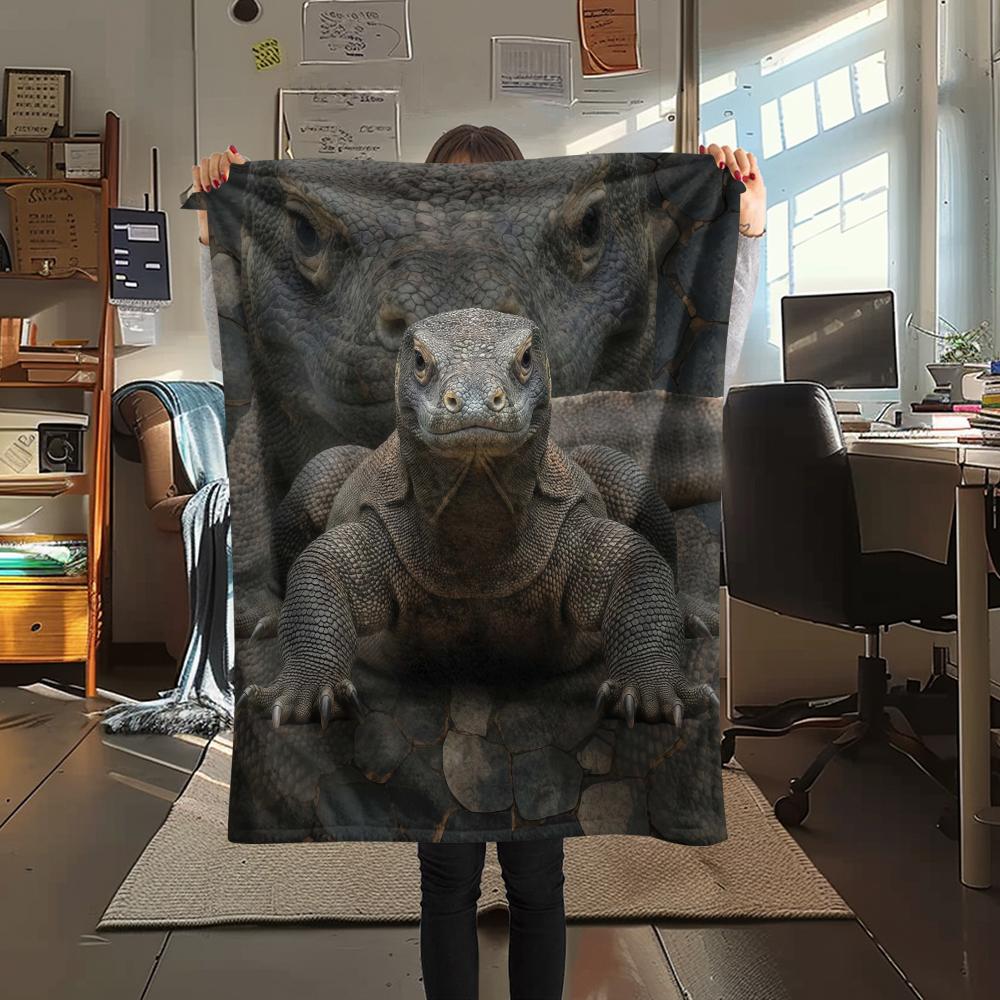 1 Pezzo Coperta in Flanella con Stampa Cartone Animato, Alta Qualità Confortevole per Tutte le Stagioni, Decorazione per la Casa, Calore e Comfort, Perfetta per Regalo di Natale Compleanno