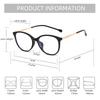 Neue Modebrillen für Damen Retro Transparente Brillen Anti Blaulicht Brillengestell Luxusmarken-Design Vier Jahreszeiten Spectac