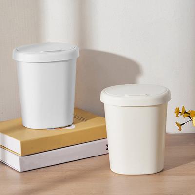 Garbage Can with Lid To Prevent Odor Desktop Trash Bin Small Kitchen Trash Can Easy Open Portable Waste Container