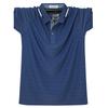 New Summer Men Polo Shirts Short Sleeve Plus Size Loose Breathable Elasticity Business Casual